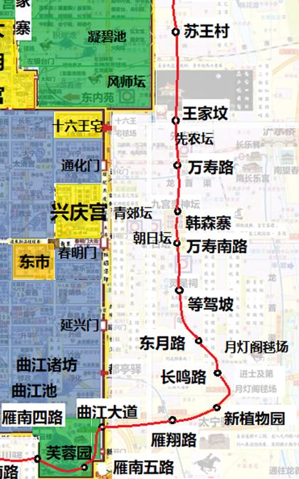 西安地铁线路图最新概览